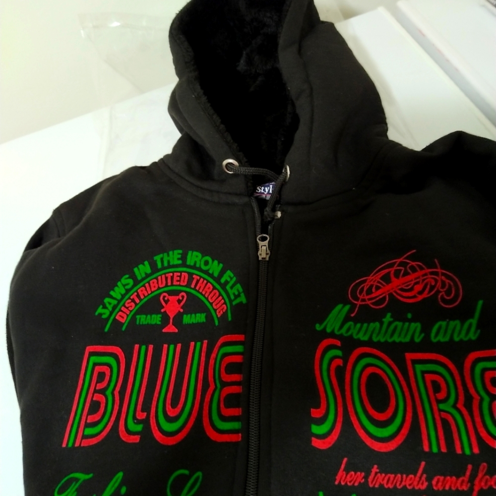 Style 99 Men's Black Sweatshirt Hoodie